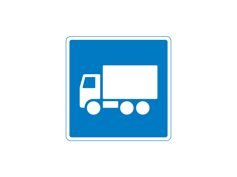 E22_1 - Anbefalet rute for lastbiler.