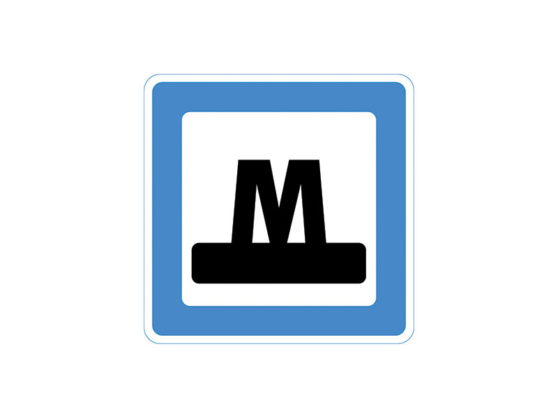 M13_2 - Metro. Tavlen angiver station, hvorfra der afgår metro.
