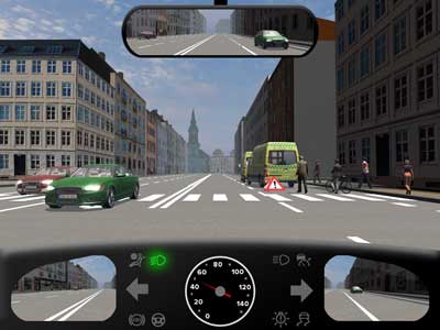 Ekeempel på digitalt teoriprøve billede